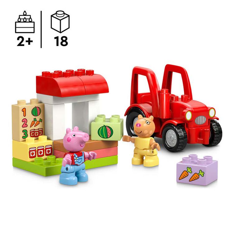 LEGO&reg; DUPLO Peppa Pig Tractor y Mercado 10468