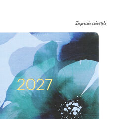 Agenda Miquelrius 145x195 mm Semana Vista Multiling&uuml;e Aquarel 2027 &Iacute;ndigo