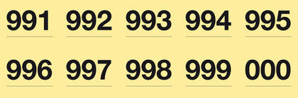 TALONARIO NUMEROS PARA RIFAS 15x5 1000nu - Abacus Online