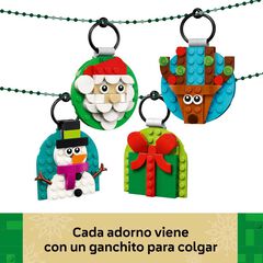 LEGO® Iconic Selección de Adornos Navideños 40744