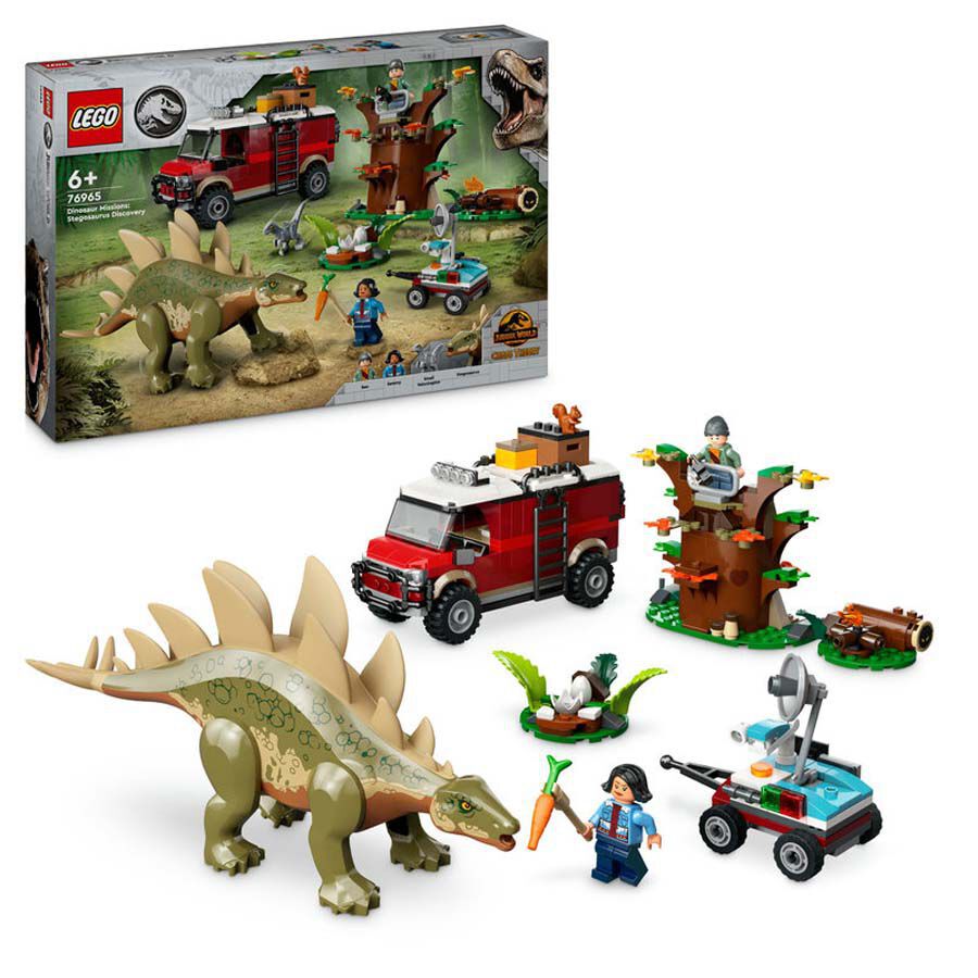 LEGO&reg; Jurassic World Misiones Dinosaurio: Descubrimiento del Stegosaurus 76965