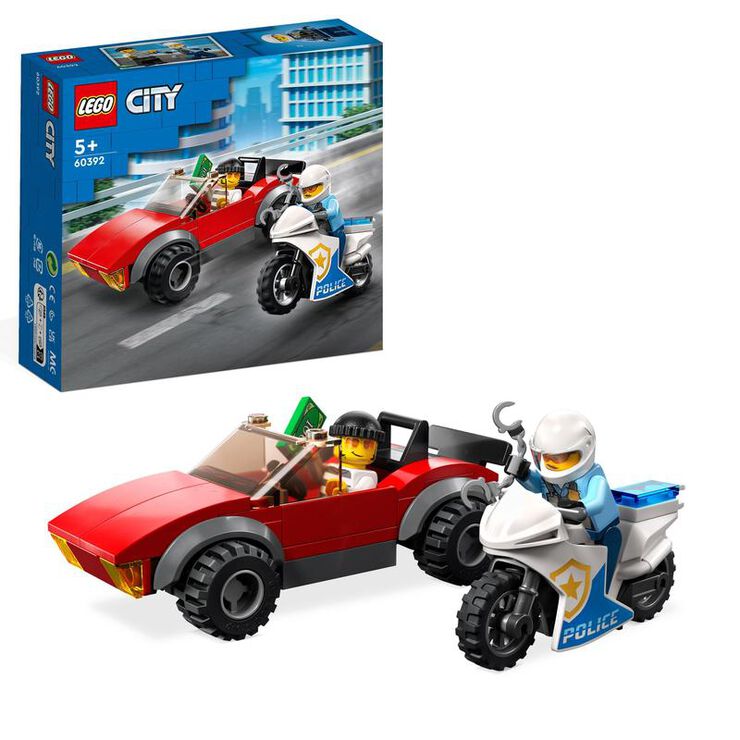 LEGO® City Moto de Policia i Cotxe a la Fuga 60392
