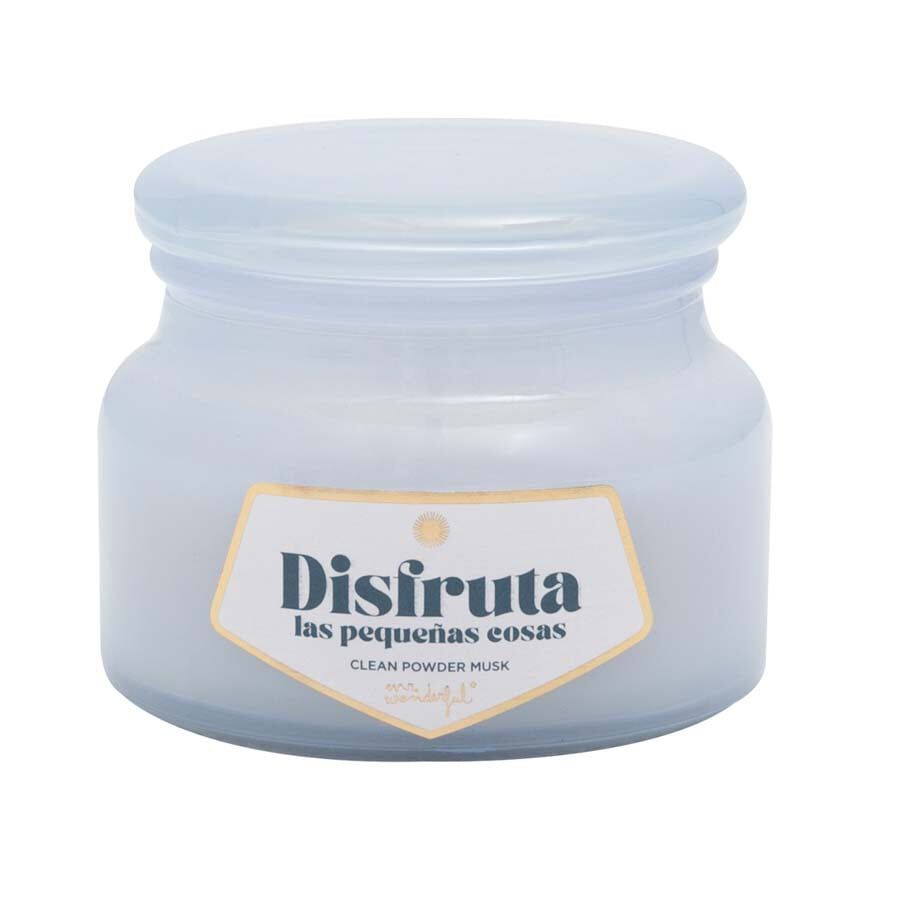 Espelma arom&agrave;tica Mr. Wonderful Disfruta las peque&ntilde;as cosas