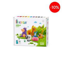 Hey Clay Set Animales 15 botes