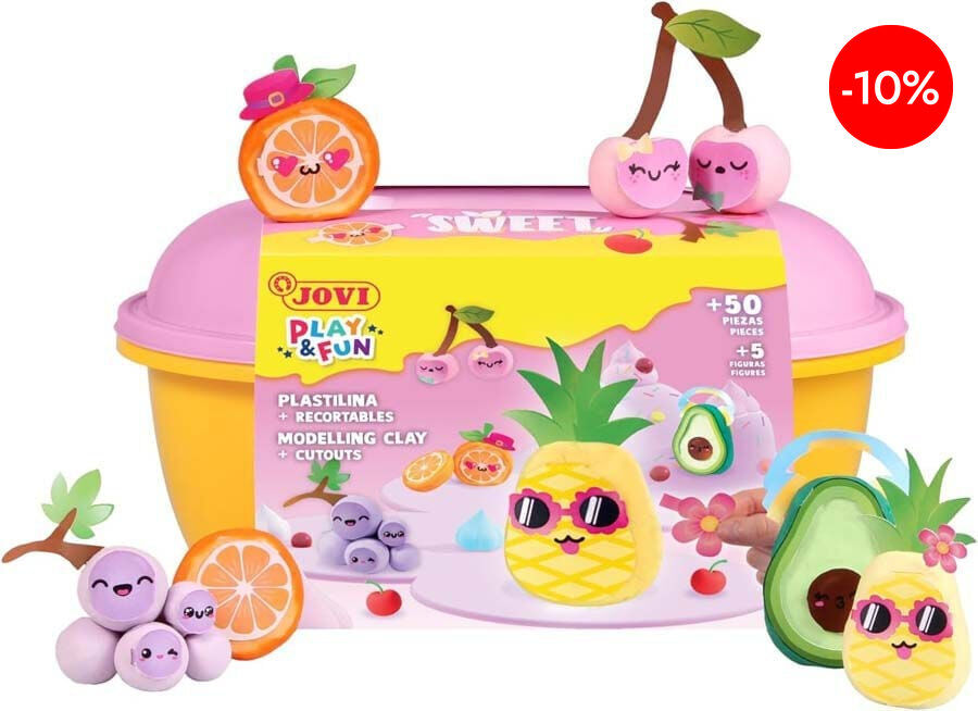 Cofre Plastilina Jovi Play & Fun Sweet