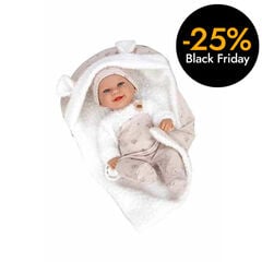 Nino Babyto beige amb sac 33 cm