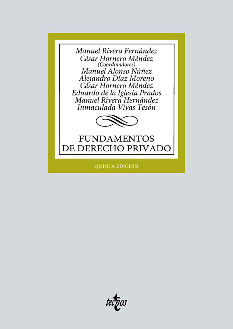 Fundamentos de Derecho Privado
