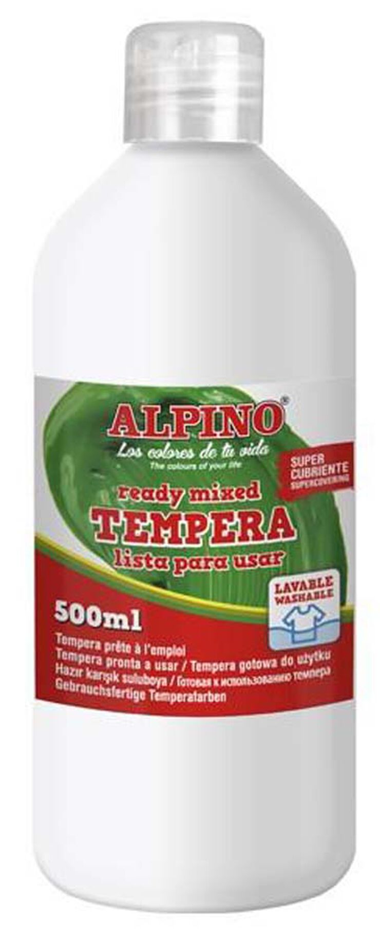 Témpera Alpino 500 ml Blanco