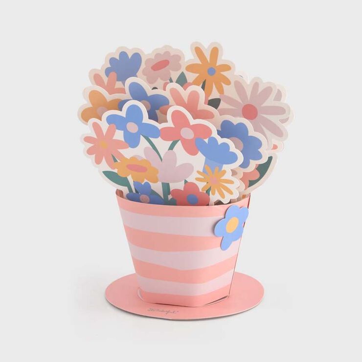 Postal ramo de flores You deserve an entire garden..