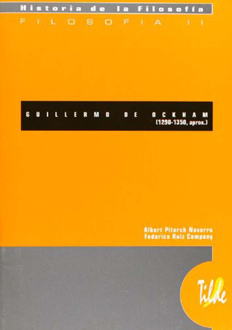 FILO OCKHAM BACHILLERATO Dilogo 9788495314482