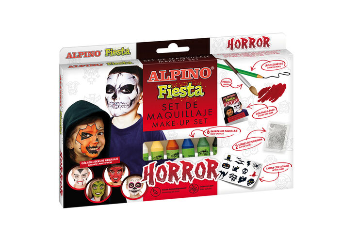 Maquillaje barra Fiesta Horror 6 colores