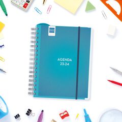 Agenda Magistral Finocam 1/4 SV 23-24 Blau Cat