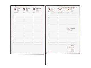 Agenda Finocam Porto Y10 sem/vista vertical cas 2026 negro