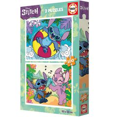 Puzle 2 X 100 piezas Stitch