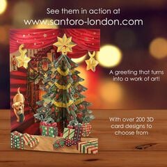 Postal Swing Navidad Árbol de Navidad