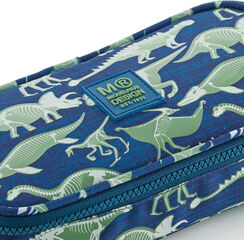 Estuche Oval MQR Dinos Fossil