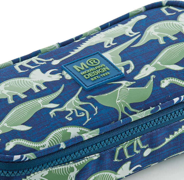 Estuche Oval MQR Dinos Fossil
