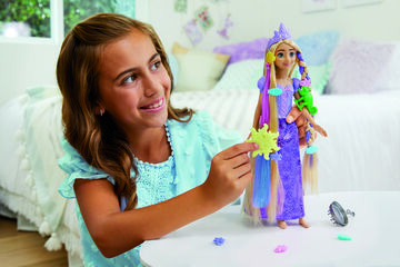 Disney Princesa Muñeca Rapunzel Peinados Mágicos