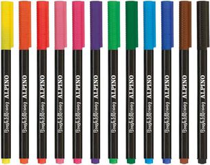 Rotuladores pincel Alpino Lettering 12 colores