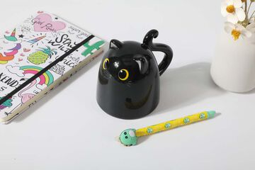 Taza de Cerámica Up&Down iTotal Black Cat