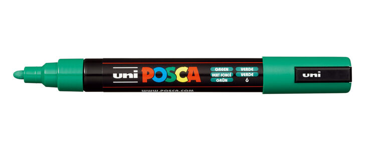 Marcador Posca PC-5M 1,8-2,5 mm verd