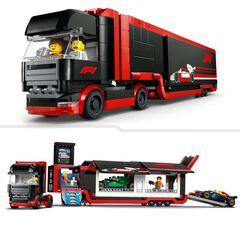 LEGO® LEGO City Camión de F1® con Coches de F1® RB20 y AMR24 60445