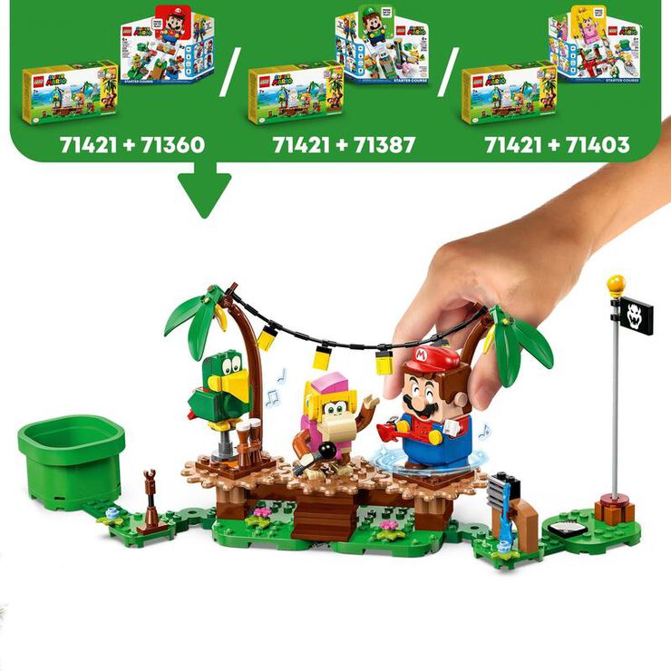 LEGO® Super Mario Set de Expansión: Jaleo en la Jungla con Dixie Kong 71421