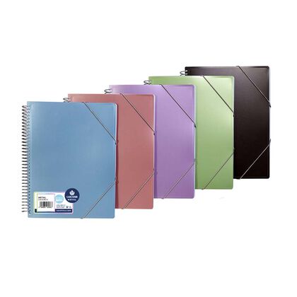 Carpeta Carchivo 20 Fundes Metal Lila Carpeta Carchivo 20 Fundes Metal Lila