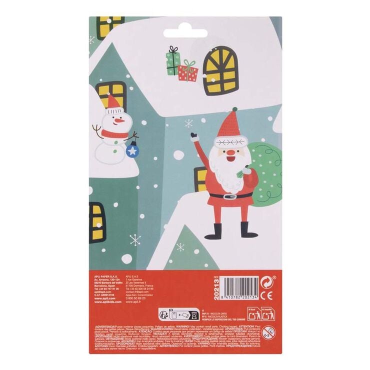 Stickers Apli Navidad Foam Navidad Pap&aacute; Noel