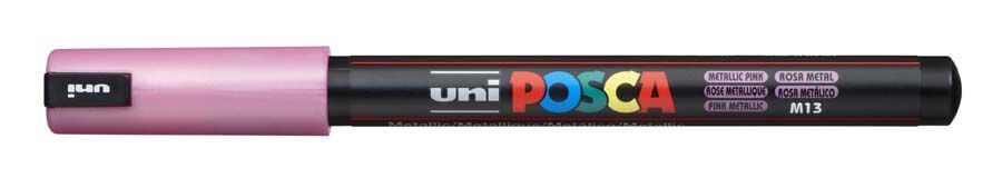 Retolador Posca PC-1MR 0,7mm rosa metall