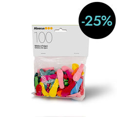 Globus d'aigua Abacus colors 100u