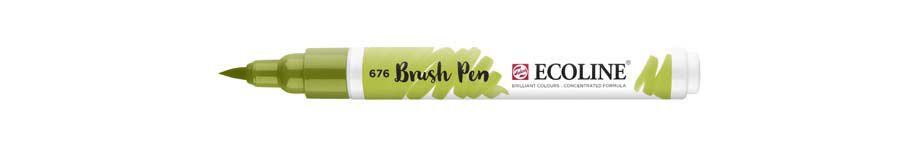 Retolador Ecoline Brush Pen verd herba 676