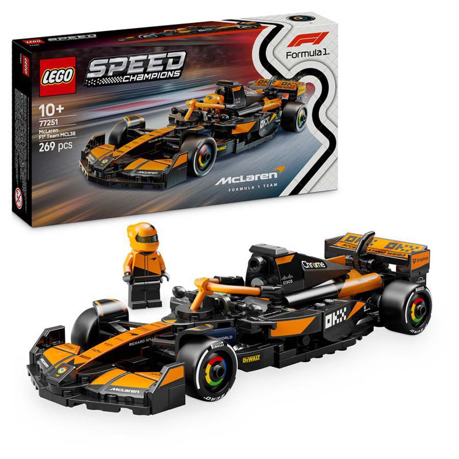 LEGO&reg; Speed Champions Cotxe de Carreres McLaren F1&reg; Team MCL38 77251