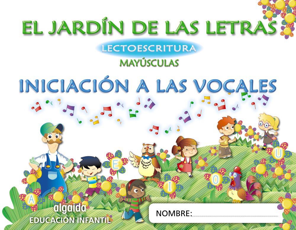 LECTOESC INICIA VOCALES MAY&Uacute;SCULA INFANTIL 3 ANYS Algaida Quaderns 9788498776027