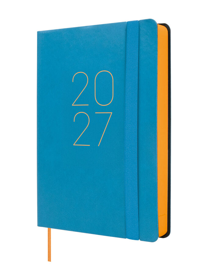 Agenda Finocam Flex Llisa D&iacute;a P&aacute;gina 2027 Catal&aacute;n Azul