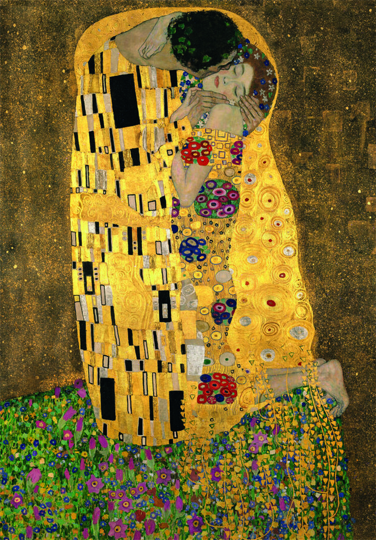 Puzle 1000 piezas Compackbox Klimt El Beso