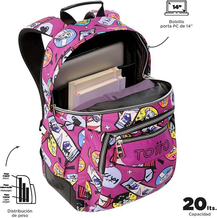 Mochila Totto Rayol Kitsune