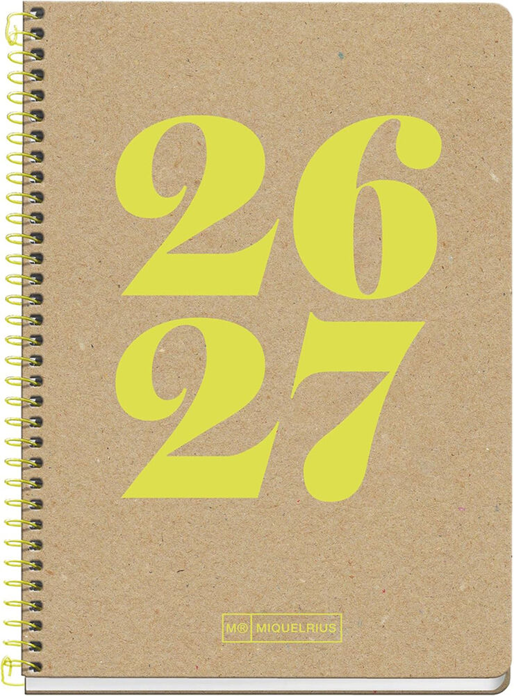 Agenda Escolar Activa D/P Mult. 2026-2027 Ecoyear