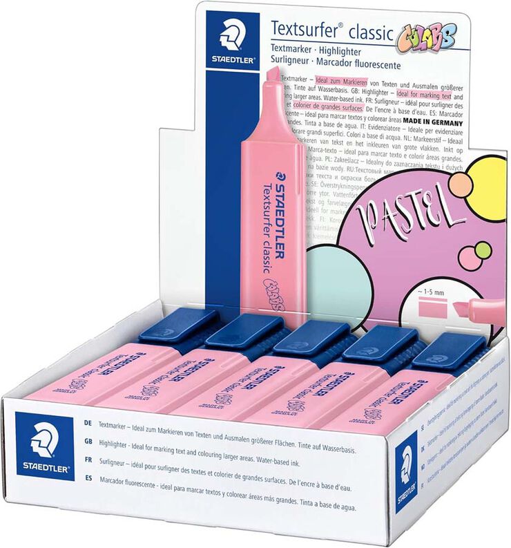 Marcadores Staedtler Textsurfer Vintage Rosa 10 U