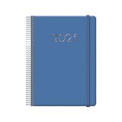 Agenda Denver 15x21 dia/pàg castellà 2025 blau