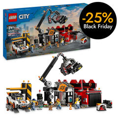 LEGO® LEGO City Desguace con Coches 60472