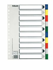 Separadors Esselte A4 PP 10 posicions