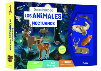 Descubriendo los animales nocturnos. Tablero magnético Descubriendo los animales nocturnos. Tablero magnético