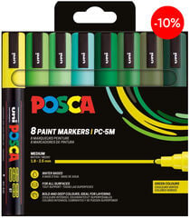 Rotuladores Posca PC-5M 1,8-2,5mm Tonos verdes