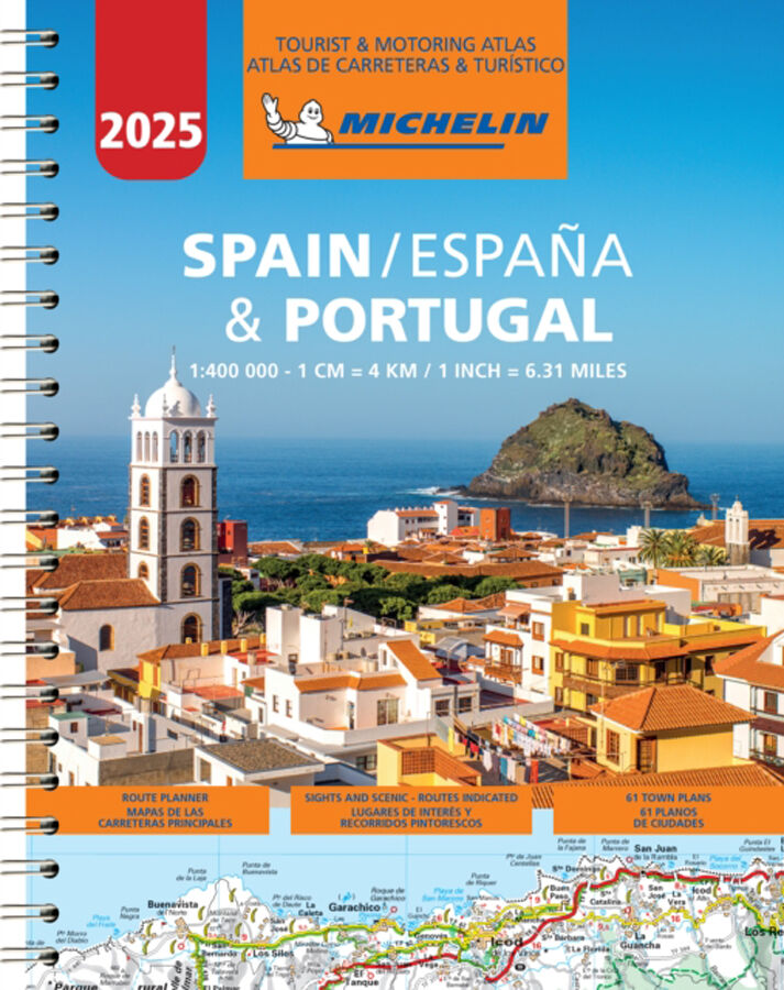 Spain & Portugal 2025 - Tourist and motoring atlas