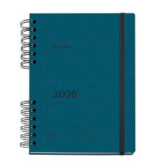 Agenda Miquelrius Plus W-O día/pág mult 2026 Basic azul marino