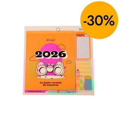 Calendario pared Iman 2026 cast Familiar