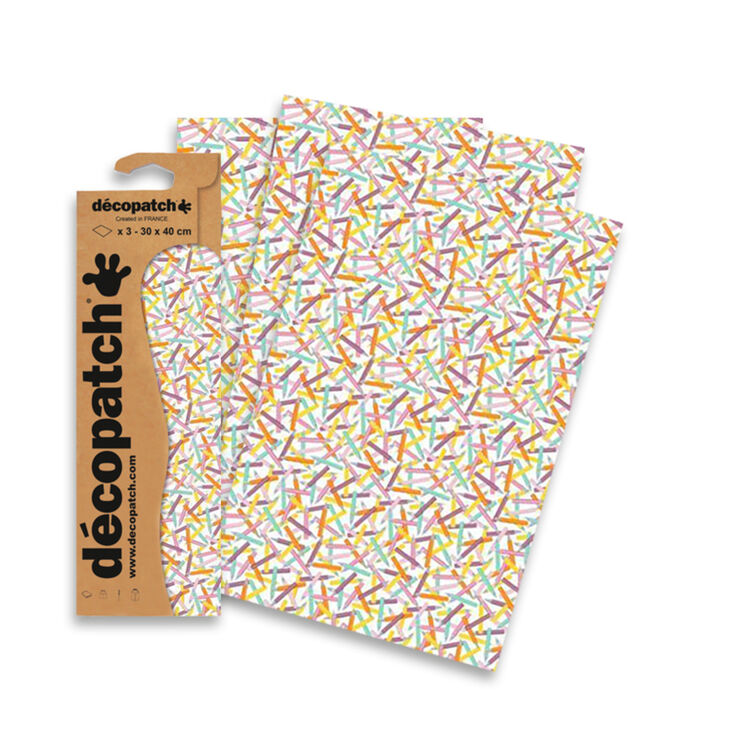 Paper Décopatch Texture 827 30x40cm 3 fulls