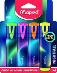Marcadores Maped Nightfall 4 colores