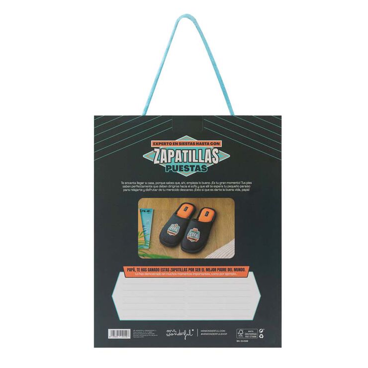 Zapatillas 40-43 Mr. Wonderful Papá en modo casero